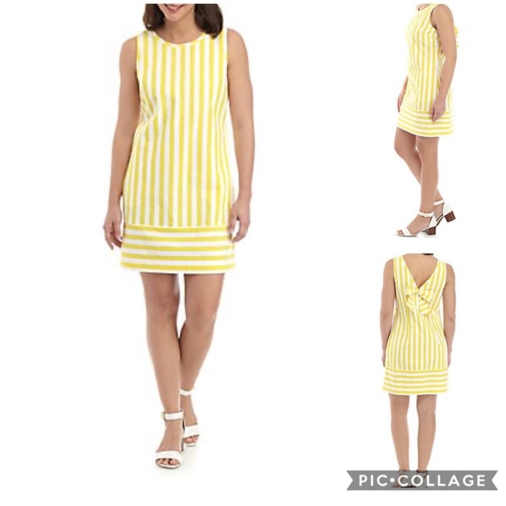Crown & Ivy Sleeveless Bow Shift Dress.